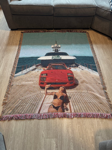 F40 Babe tapestry blanket