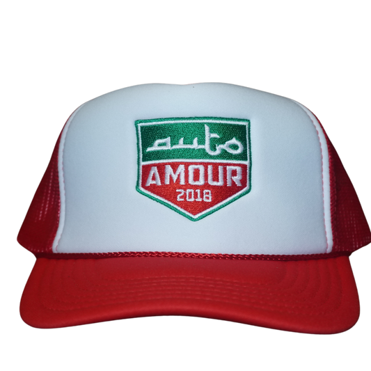 Auto Amour Red Trucker