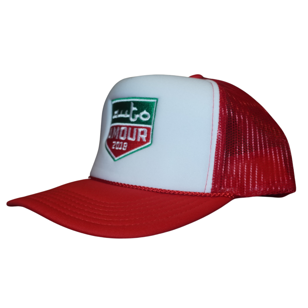 Auto Amour Red Trucker