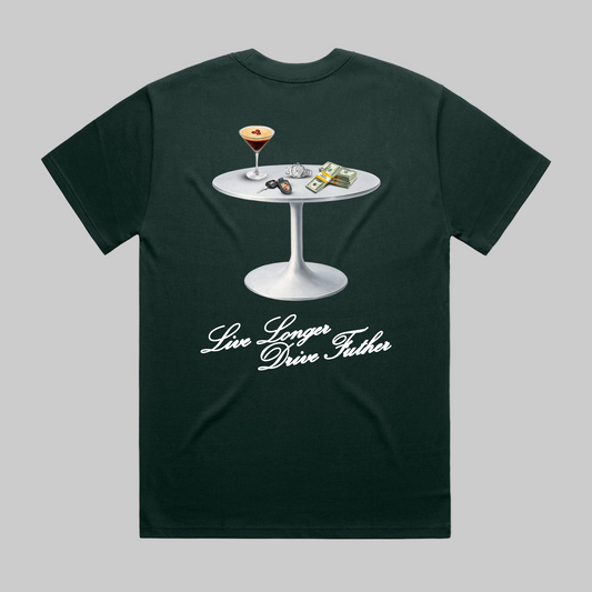 Auto Amour Table Essentials T-shirt Green